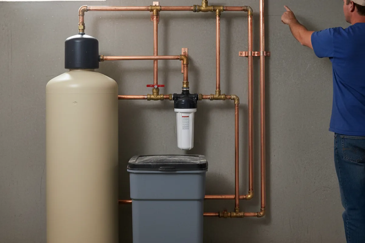 Whole-house water treatment system installed in Yerkes